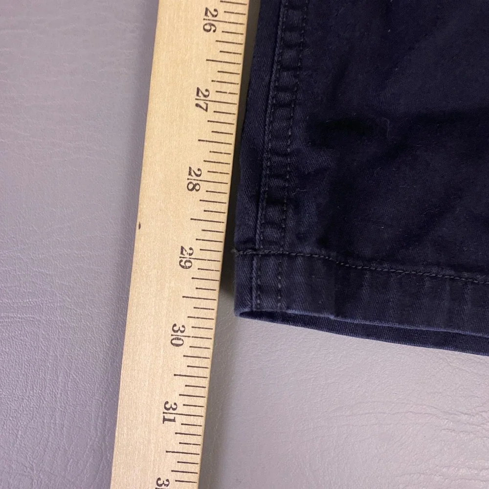 Old Navy Pants Men's Size 34x32 Black Chino‎ Flat Front Straight Leg 100% Cotton